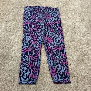 Under Armour XL Floral Heat Gear Leggings